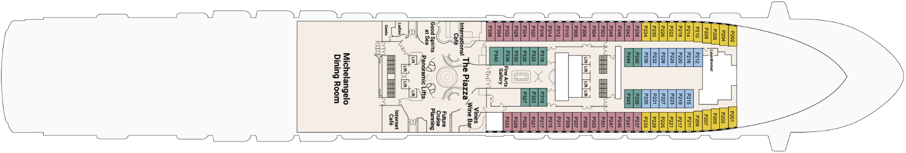 Princess Cruises Emerald Princess Deck 5 - Plaza.png